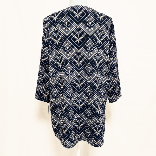 詩仙堂 HITOSHI TAMURA（ヒトシ タムラ）花 ちりめん 美品 ヒトシタムラ 花柄 ちりめん ブラウス 詩仙堂 - メルカリ