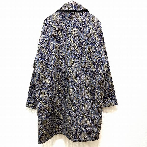 wnc イヴサンローラン Yves Saint Laurent コート M 青系 黄緑