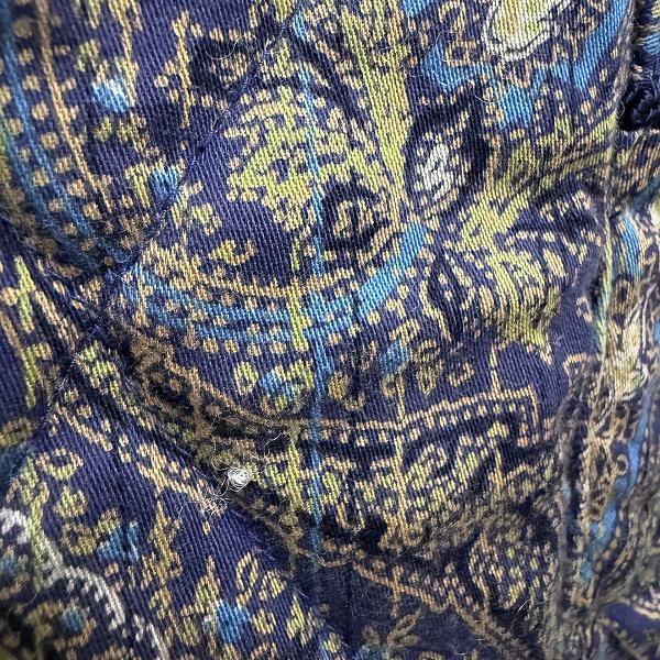 wnc イヴサンローラン Yves Saint Laurent コート M 青系 黄緑