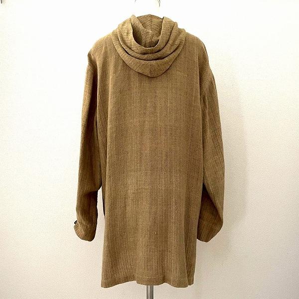 anc うさと ウサト USAATO ジャケット 茶系 ロング フード 美品