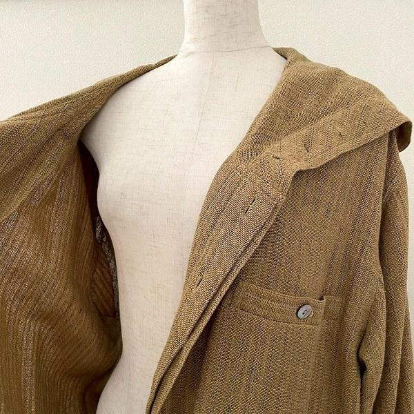 anc うさと ウサト USAATO ジャケット 茶系 ロング フード 美品