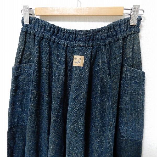 axc うさと USAATO パンツ ムササビ サルエル 紺系 レディース [952530