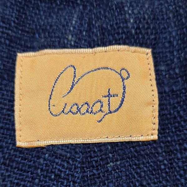 anc うさと ウサト USAATO パンツ 青系 変形 ワイド リボン 重ね着風