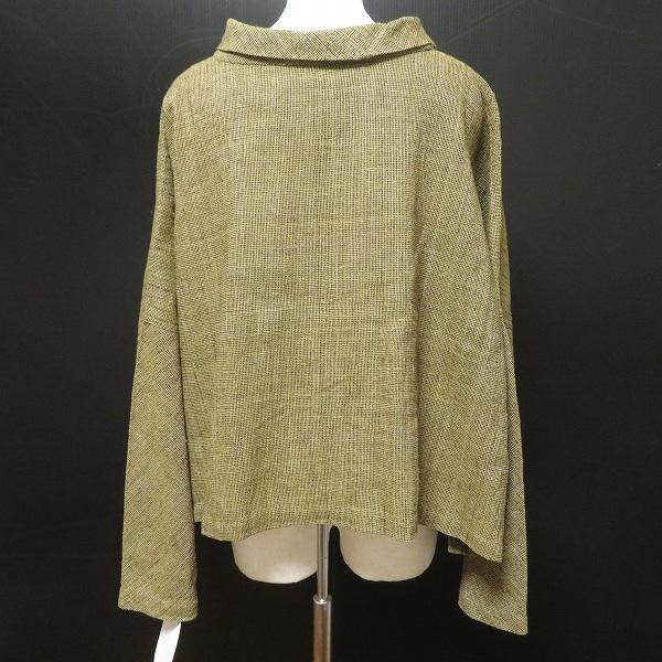 うさと Usaato カットソー ハイネック 七分袖 茶 ブラウン ■OS anc うさと USAATO カットソー カーキ系 茶 ハイネック レディース