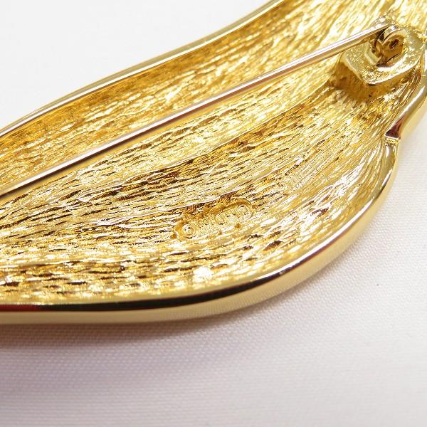 #ae クリスチャンディオール Christian Dior ブローチ 羽根 ゴールド 金 ジュエリー アクセサリー ヴィンテージ ディオール 952656 k01_6