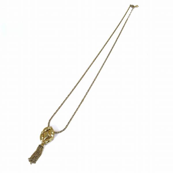 #ae バルマン BALMAIN ロング ネックレス 金 ゴールド ヴィンテージ ジュエリー フリンジ アクセサリー 952657 k01 |  | 01
