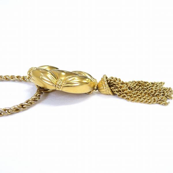 #ae バルマン BALMAIN ロング ネックレス 金 ゴールド ヴィンテージ ジュエリー フリンジ アクセサリー 952657 k01 |  | 04