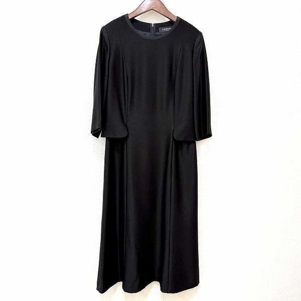 anc ランバン ノワール LANVIN NOIR ワンピーススーツ 42 黒