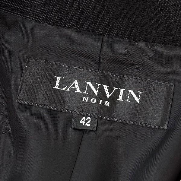 anc ランバン ノワール LANVIN NOIR ワンピーススーツ 42 黒 