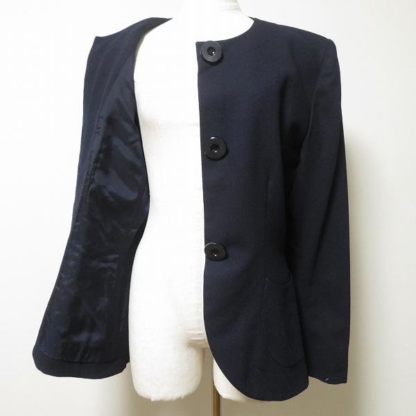 anc イヴサンローラン Yves Saint Laurent ジャケット 36 紺 ノー