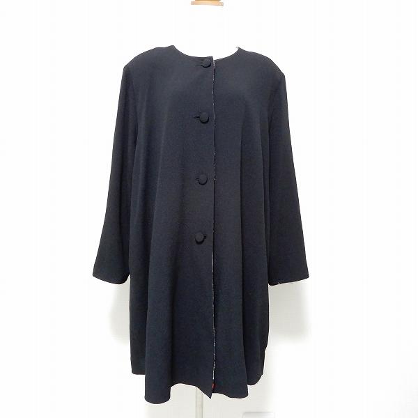 anc Ts コレクション 詩仙堂 ヒトシタムラ コート ちりめん 黒 グレー 