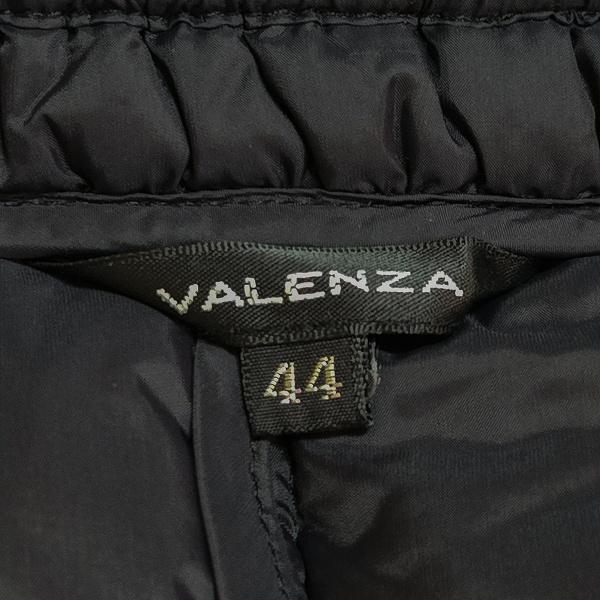   ダウンベスト ブラック wnc バレンザ VALENZA ダウンベスト 44 黒 フェザー混 ビジュー