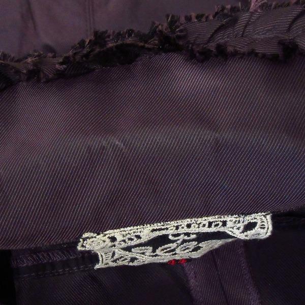 美品⭐︎alba Rossa フリルジャケット ブラック 44サイズ 日本製 楽天