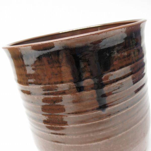 anv 加藤唐三郎造 古瀬戸 上塗蓋付 水指 水差し 茶器 茶道具 陶器 伝統