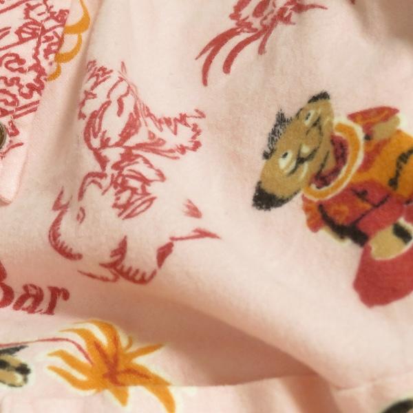 #anc サンサーフ SUN SURF 東洋エンタープライズ 長袖シャツ ネルシャツ M ピンク ボタンダウン ハワイアン メンズ [955963]