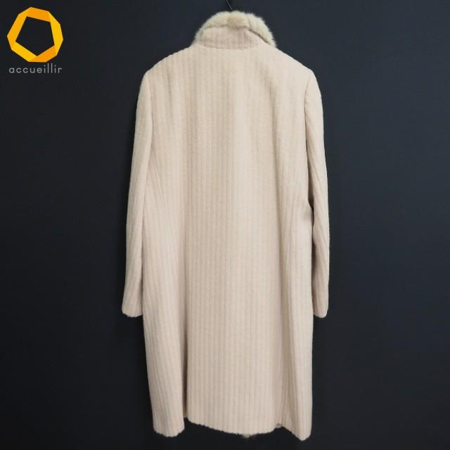 w レジァンス REGENCE コート 42 ベージュ系 アルパカ ウール混 ミンク