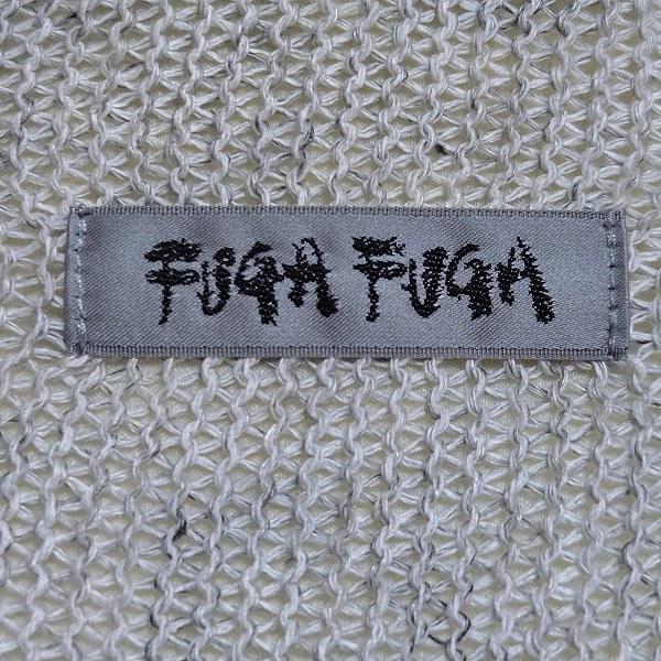 snc フーガフーガ FUGA カーディガン F グレー 茶系 佐藤繊維 ドルマン 