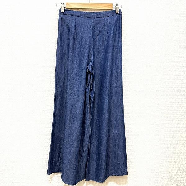 #anc ビアズリー BEARDSLEY パンツ 0 青系 デニム 薄手 ワイド サイドジップ レディース [956294] |  | 01