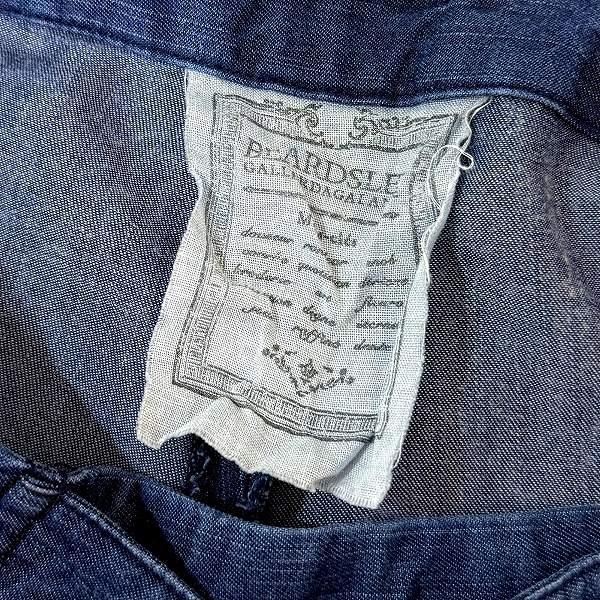 #anc ビアズリー BEARDSLEY パンツ 0 青系 デニム 薄手 ワイド サイドジップ レディース [956294] |  | 05