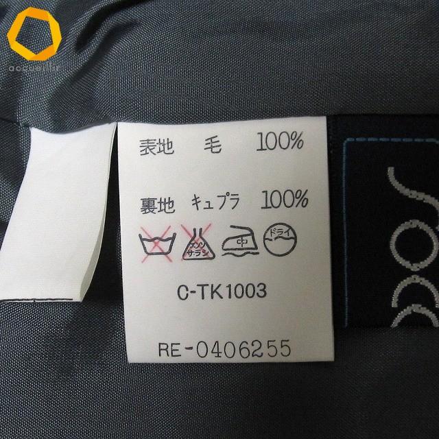 anc レリアン Leilian コート 9 グレー系 ノーカラー ウール 