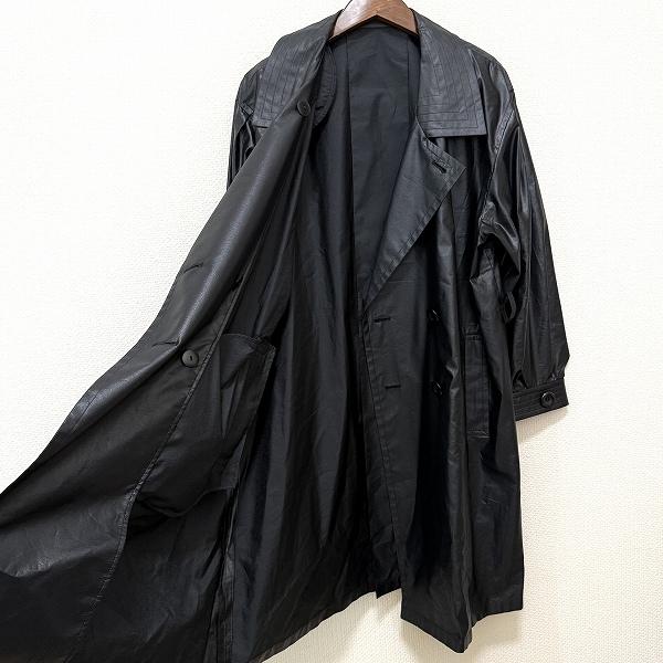 #anc レリアン Leilian コート 11AR 黒系 光沢 レディース [957637]_3