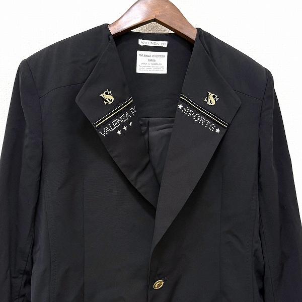 anc バレンザポー スポーツ VALENZAPO SPORTS ジャケット M 黒 薄手