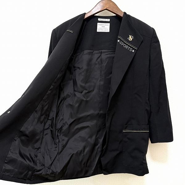 anc バレンザポー スポーツ VALENZAPO SPORTS ジャケット M 黒 薄手
