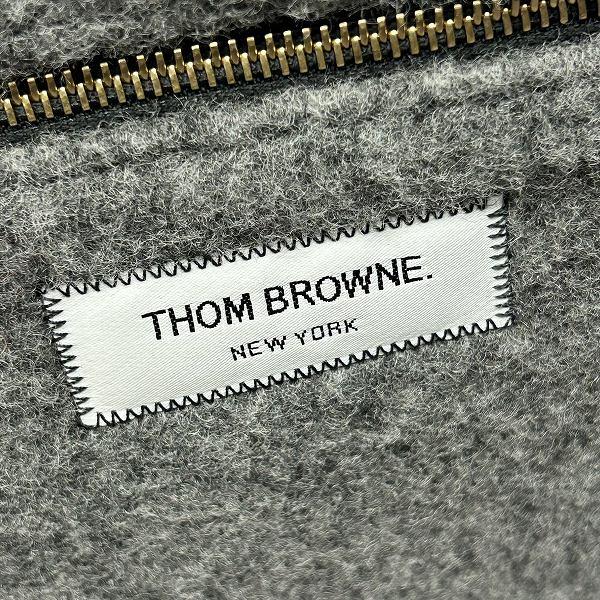 THOM BROWNE（トム ブラウン） #wnb トートバッグ グレー 赤 白 紺