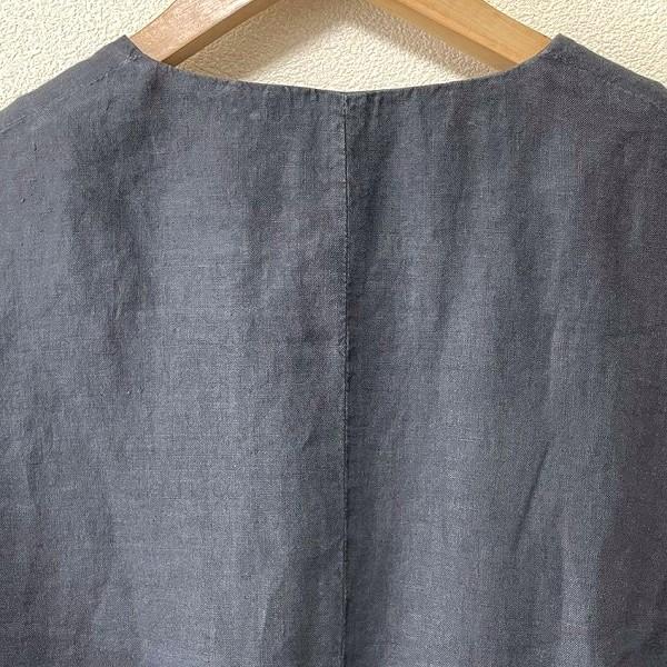 sxc ブルネロクチネリ BRUNELLOCUCINELLI ベスト・ジレ 56 グレー系 麻