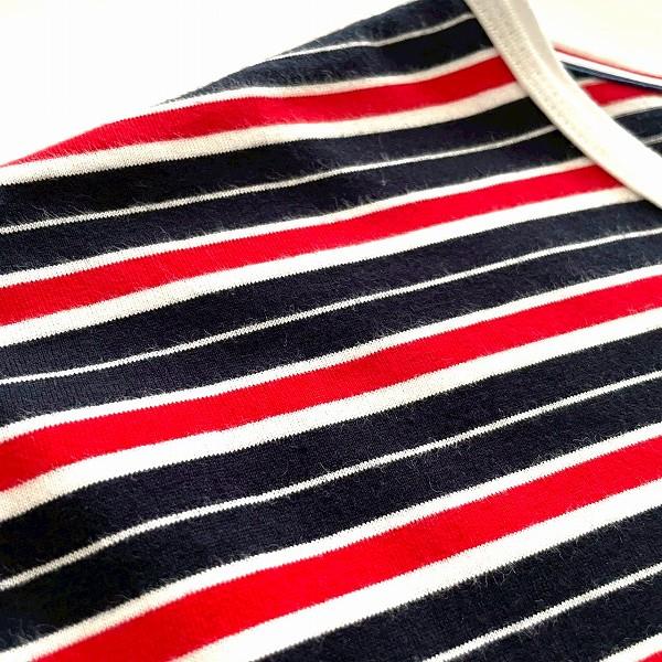 snc トムブラウン THOMBROWNE Tシャツ 4 白 赤 紺 半袖 ボーダー