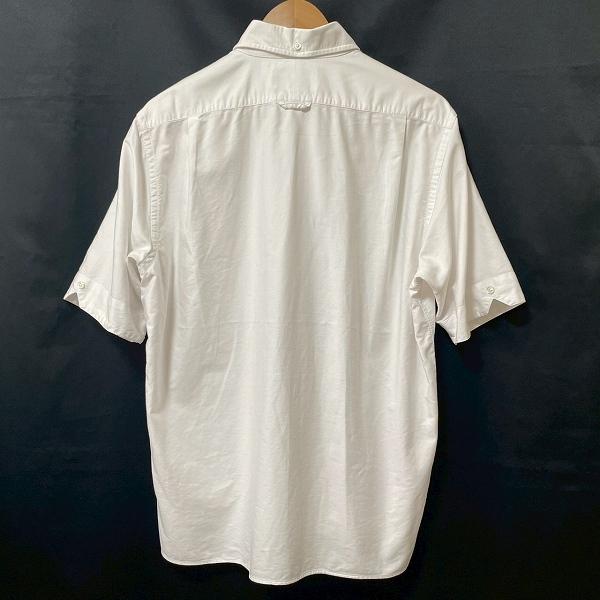 snc トムブラウン THOMBROWNE 半袖シャツ 3 白 ボタンダウンシャツ 
