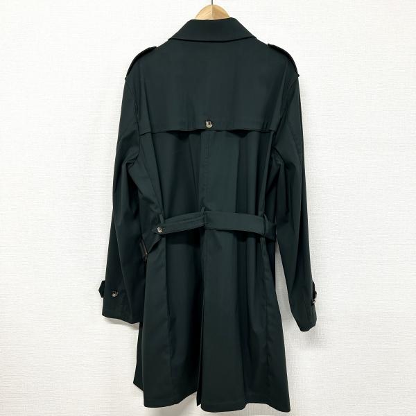 ISAIA #anc イザイア コート 54R 深緑 ステンカラー ロング ダブル  