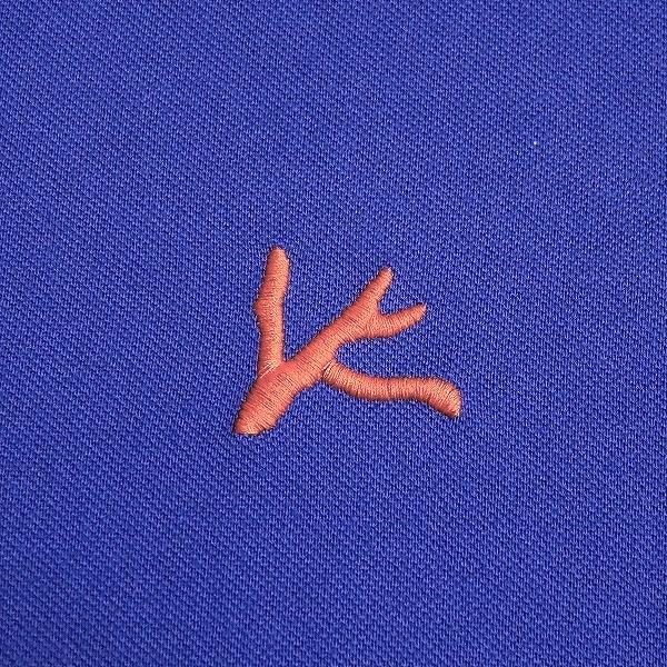 snc イザイア ISAIA ポロシャツ XXL 半袖 サンゴ 刺繍