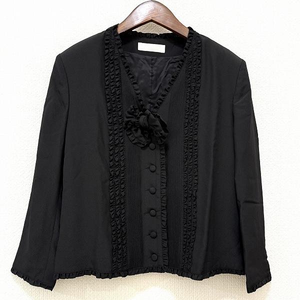 anc ピンクハウス PINKHOUSE シャツ・ブラウス 黒 ピコフリル