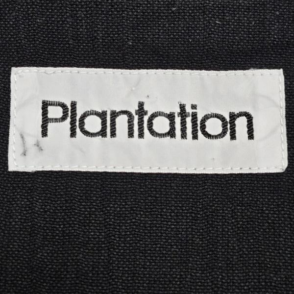 #anc プランテーション Plantation コート M 黒 テーラード シワ加工 ジャケット レディース [961351]_5