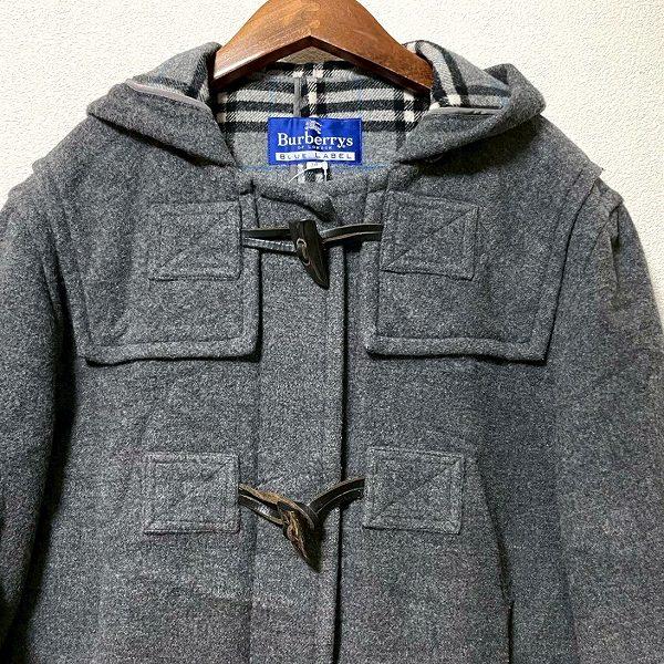wnc バーバリーブルーレーベル BURBERRYBLUELABEL コート 38 グレー