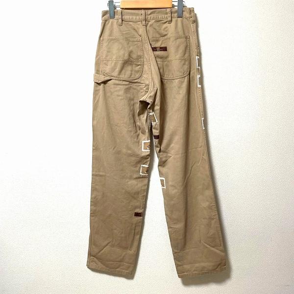 anc カールヘルム KarlHelmut パンツ M ベージュ くま 刺繍 メンズ
