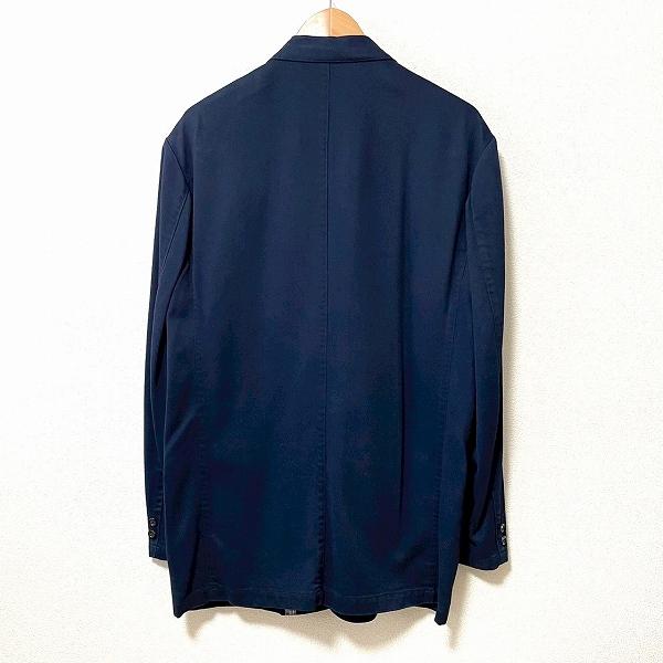 anc パパス Papas ジャケット M 紺 カジュアル ロゴ ワッペン 美品 