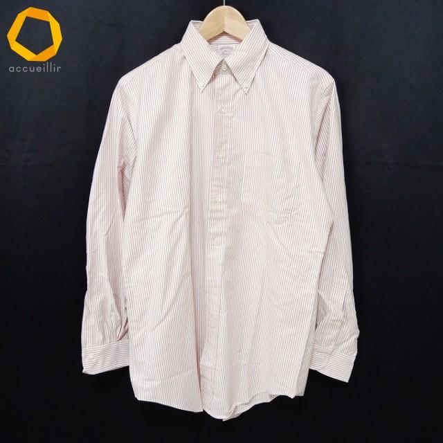anc ブルックスブラザーズ BrooksBrothers 長袖シャツ 14 1/2-2 