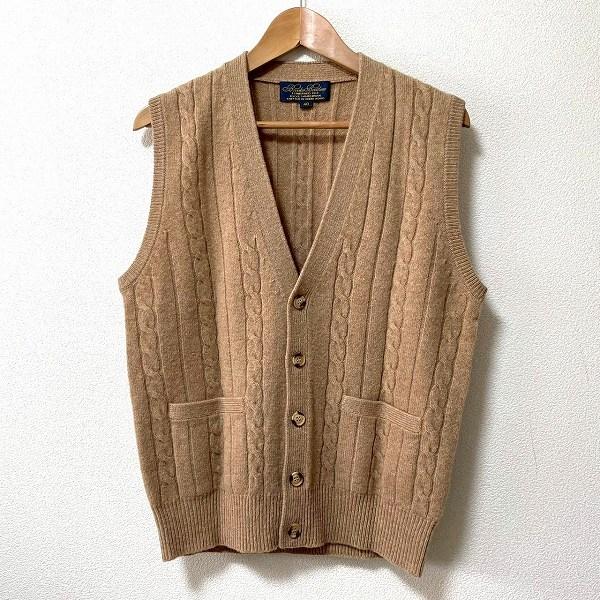 wnc ブルックスブラザーズ BrooksBrothers ベスト・ジレ 40 ベージュ