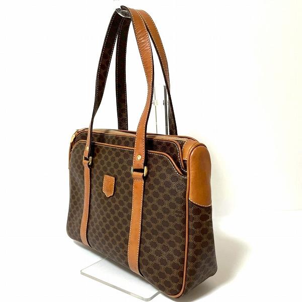 anb セリーヌ CELINE ショルダーバッグ 茶 ヴィンテージ マカダム