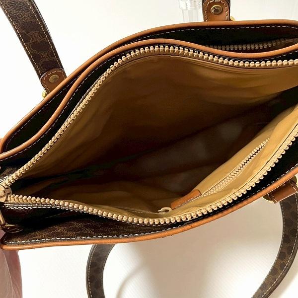 anb セリーヌ CELINE ショルダーバッグ 茶 ヴィンテージ マカダム