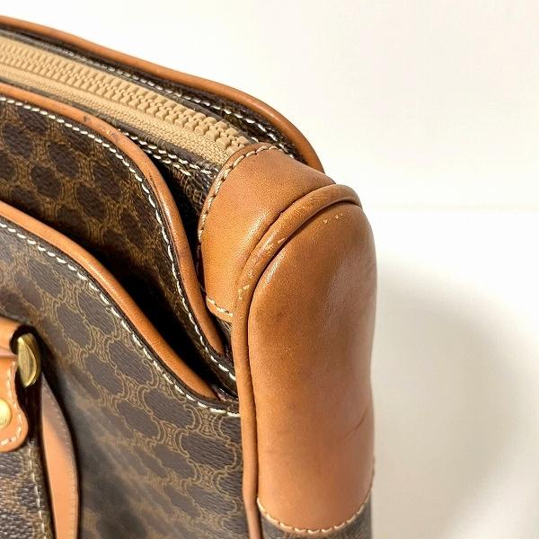 anb セリーヌ CELINE ショルダーバッグ 茶 ヴィンテージ マカダム