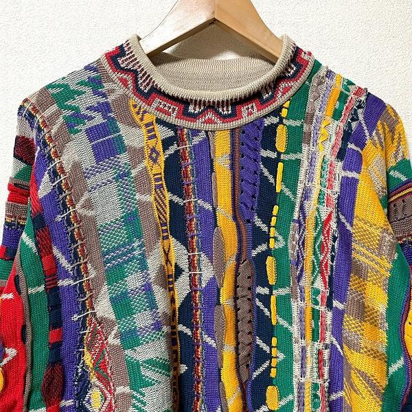 anc クージー COOGI ニット・セーター L マルチ 3Dニット 柄