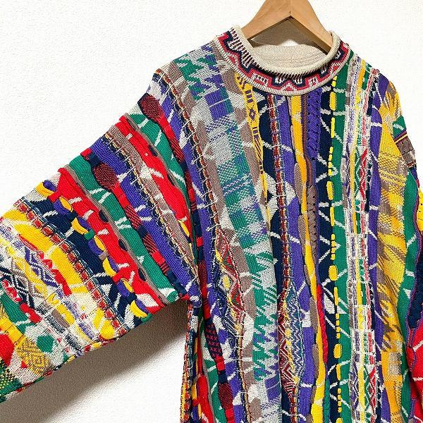 anc クージー COOGI ニット・セーター L マルチ 3Dニット 柄