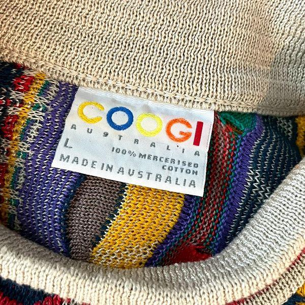 anc クージー COOGI ニット・セーター L マルチ 3Dニット 柄