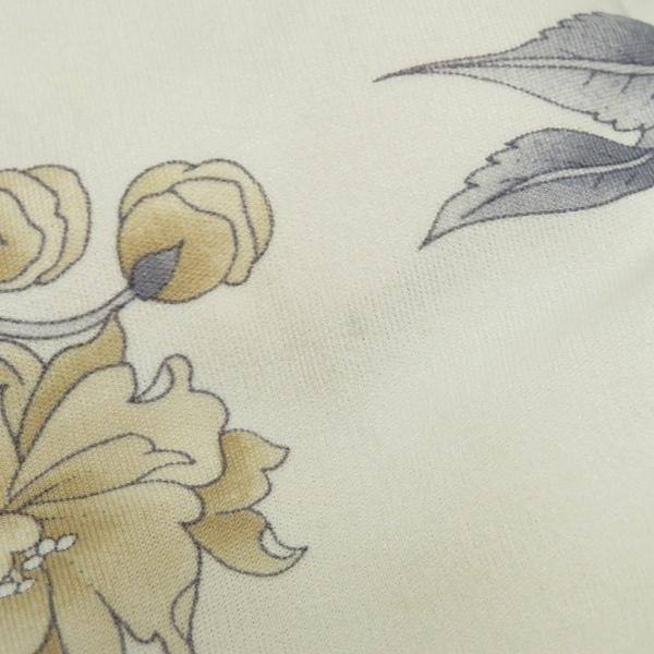 anc レオナール LEONARD ワンピース 42 白系 水色 ベージュ シルク