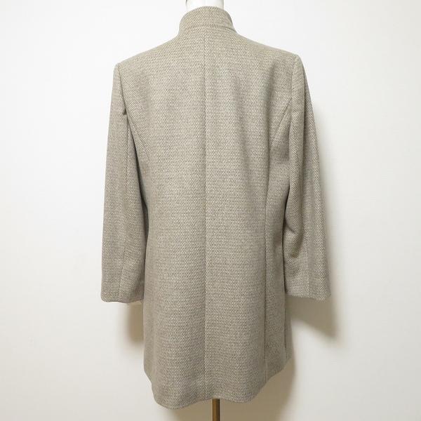 レリアン Leilian カシミア アンゴラ混 フォックスファー付ツイード 