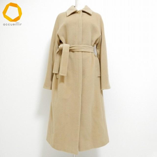 wnc バーバリー BURBERRY ロング ステンカラー コート 40 ベージュ  