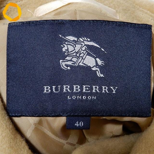 wnc バーバリー BURBERRY ロング ステンカラー コート 40 ベージュ
